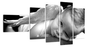 Dítě - anděl - obrazy na zeď (110x60cm)