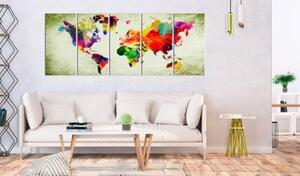 Obraz - Colourful Continents