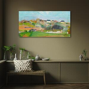 Obraz na skle Obraz na skle Krajina v Le Pould Gauguin