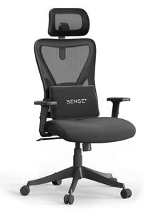 Otočná kancelářská židle s látkovým potahem, nastavitelná Sense7 Tone