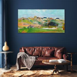 Obraz na skle Obraz na skle Krajina v Le Pould Gauguin
