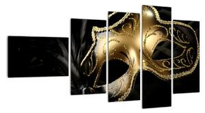 Karnevalová maska - moderní obraz (110x60cm)