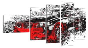 Obraz automobilu - moderní obraz (110x60cm)
