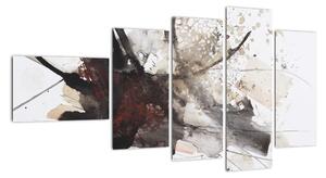 Abstrakce - obrazy do obýváku (110x60cm)