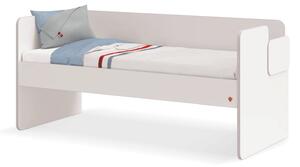 Čilek Zvýšená postel 90x200 cm se schody SET White Studio