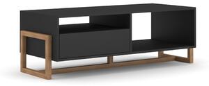 Konferenční stolek OSLO, 119x41x50, černá/buk