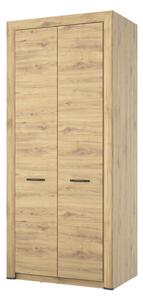 Skříň dvoudveřová Sapori 95.9x217.1x60.3 cm Dub navarra
