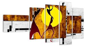 Moderní abstraktní obrazy (110x60cm)
