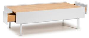 Bílý dubový konferenční stolek Teulat Arista 110 x 60 cm