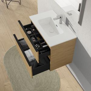 Toaletní stolek LAVOA 80 cm s umyvadlem - možnost volby barvy