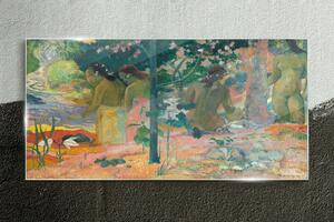 Obraz na skle Obraz na skle Ztracený ráj Gauguin