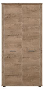 Skříň dvoudveřová Cordan 101.9x210x60.6 cm Dub lefkas