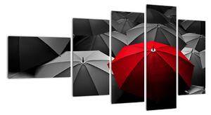 Obraz deštníků (110x60cm)