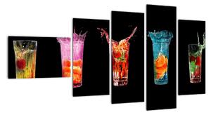 Obraz do kuchyně - letní drinky (110x60cm)