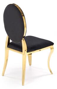 Jídelní židle Regino (černá + zlatá)