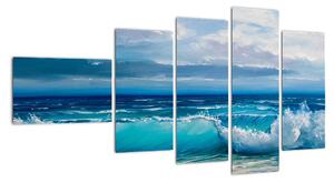 Obraz písečné pláže (110x60cm)