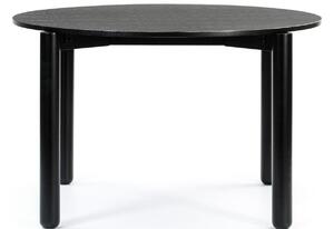 Černý jasanový jídelní stůl Teulat Atlas 120 cm