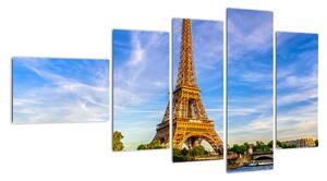 Obraz: Eiffelova věž, Paříž (110x60cm)