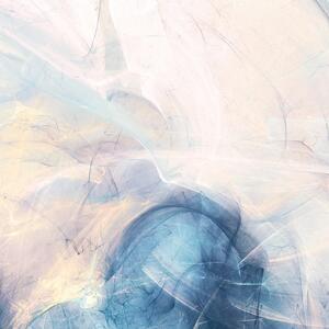 Malvis ® Tapeta jemné abstrakce - modrá Vel. (šířka x výška): 288 x 200 cm