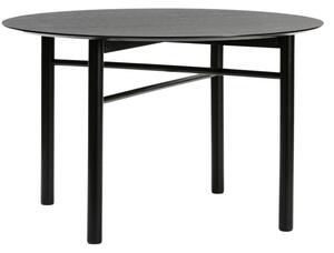 Černý jasanový jídelní stůl Teulat Junco 120 cm
