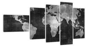 Obraz mapa světa (110x60cm)