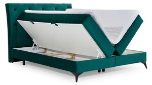 Čalouněná postel boxspring REYNA, 140x200, sawana 14