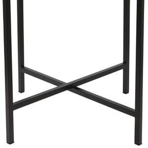 Odkládací stolek RICHARD černá/mangovník