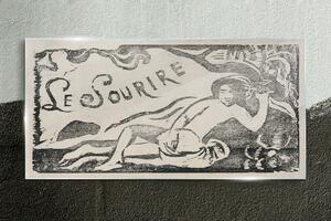 Obraz na skle Obraz na skle Le Sourire Gauguin