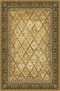 Kusový koberec vlněný Dywilan Superior Grenada Koniak béžový Rozměr: 170x235 cm