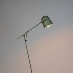 Šalvějově zelená kovová stojací lampa ZUIVER LAU 131 cm