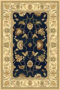 Kusový koberec vlněný Dywilan Polonia Loare Velvet modrý béžový Rozměr: 200x300 cm