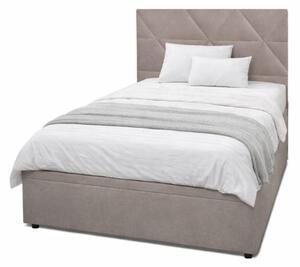 Postel Fro Caro 120x200 s roštem, úložným prostorem Mono 233, béž