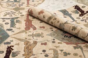 Kusový koberec vlněný Dywilan Polonia Persej krémový béžový Rozměr: 170x235 cm