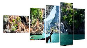 Obraz zátoky - Thajsko (110x60cm)