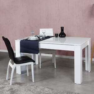 Hanah Home Jídelní rozkládací stůl OBLO 130/170 cm bílý