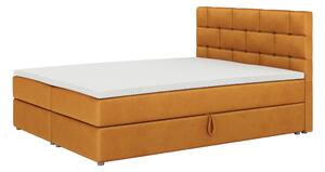 Čalouněná postel boxspring BETANIA + topper, 160x200, itaka 33