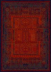 Kusový koberec vlněný Dywilan Superior Nakbar Rubin červený Rozměr: 200x300 cm