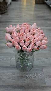 Umělá květina Edwilan tulipán, barva meruňková. výška 44cm