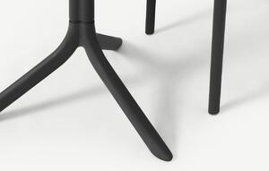 Nardi Antracitově šedý plastový zahradní stolek Step 60,5 cm