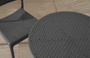 Nardi Antracitově šedý plastový zahradní stolek Step 60,5 cm