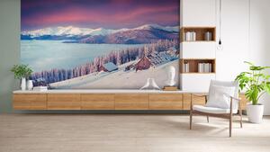 Malvis ® Tapeta Horská zimní krajina Vel. (šířka x výška): 144 x 105 cm