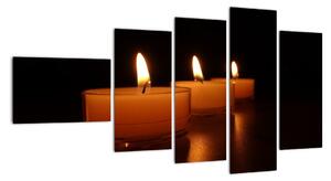 Obraz svíček (110x60cm)