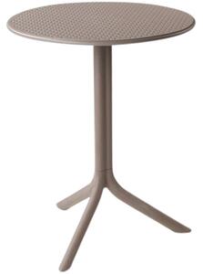 Nardi Šedo hnědý plastový zahradní stolek Step 60,5 cm