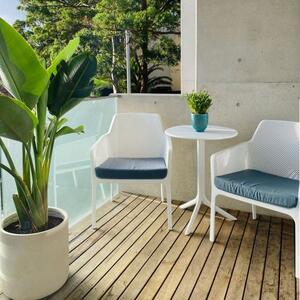 Nardi Bílý plastový zahradní stolek Step 60,5 cm