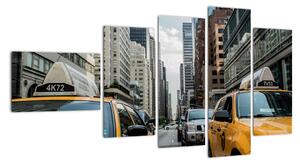 Obraz New-York - žluté taxi (110x60cm)