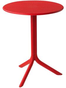 Nardi Červený plastový zahradní stolek Step 60,5 cm