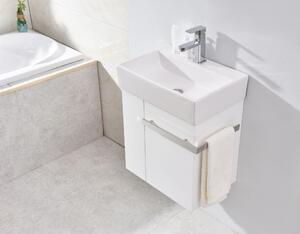 Kompaktní sada koupelnového nábytku 500 pro WC pro hosty s umyvadlem - možnost volby barvy