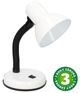 Stolní lampa na 1 žárovku E27 max 40W, bílá, Hodori, 3 roky záruka