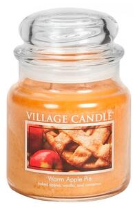 Vonná svíčka Village Candle Vonná svíčka ve skle střední - Jablečný koláč 390g/105 hodin