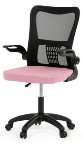 Dětská otočná židle růžová KA-K2006 PINK